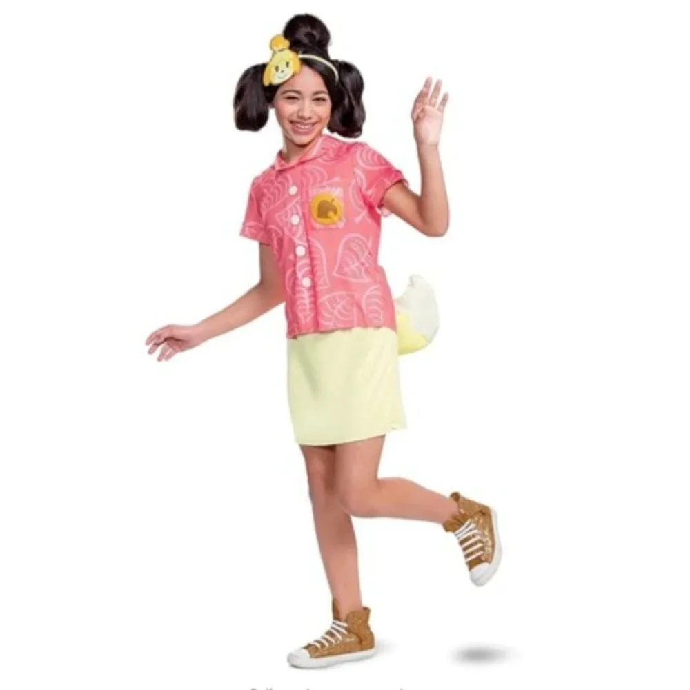 NEW Isabelle Animal Crossing New Horizons Girls Halloween Costume Medium 8-10